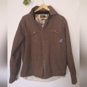 Billabong Brown Button-Up Jacket Winter Fall Grunge 90's Medium